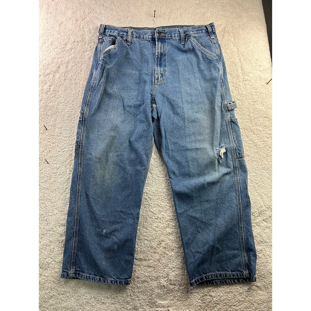 Dickies‎ Men's Carpenter Jeans Light Blue Denim 38x29 Cotton